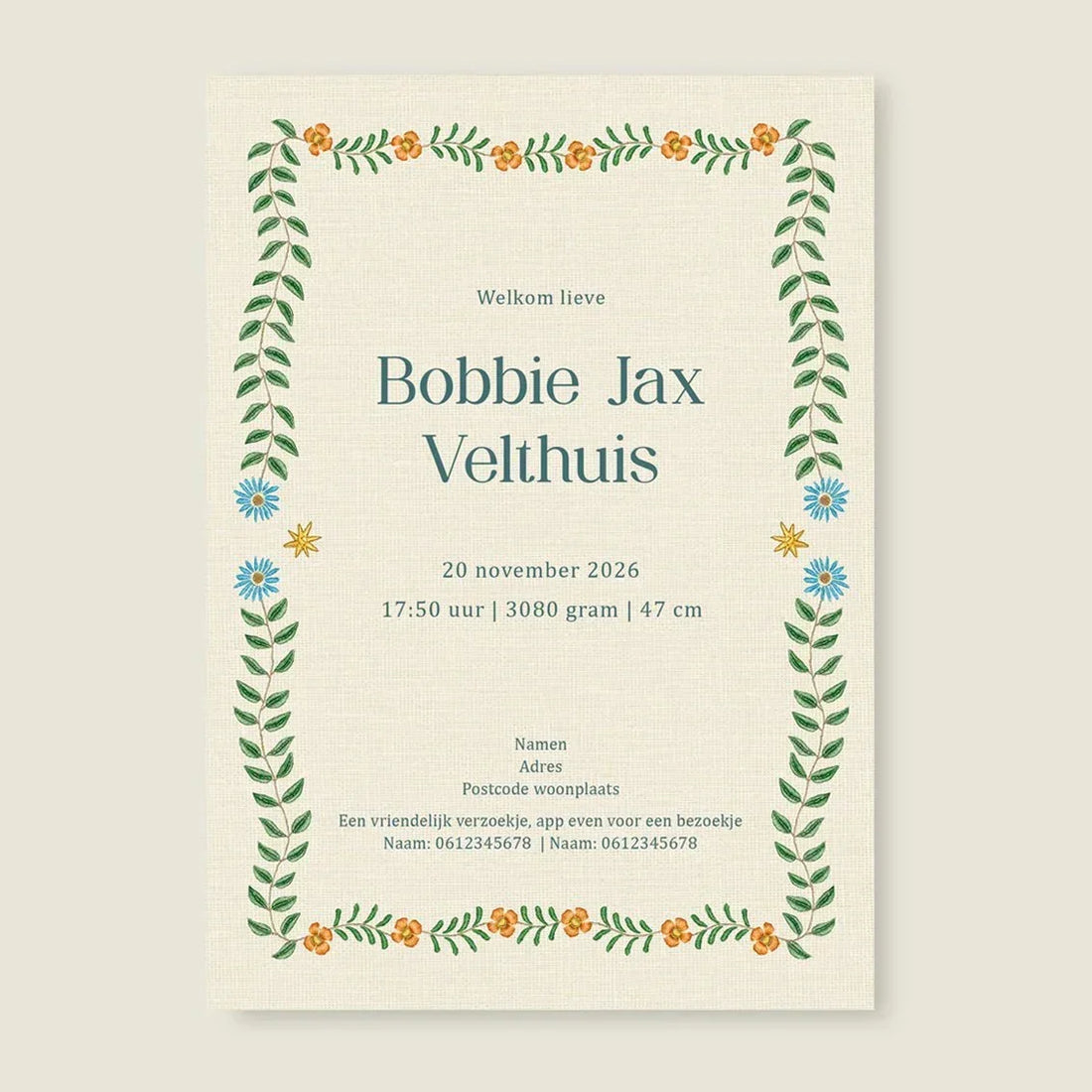 Sample Sleep Tight Khaki - Story of July