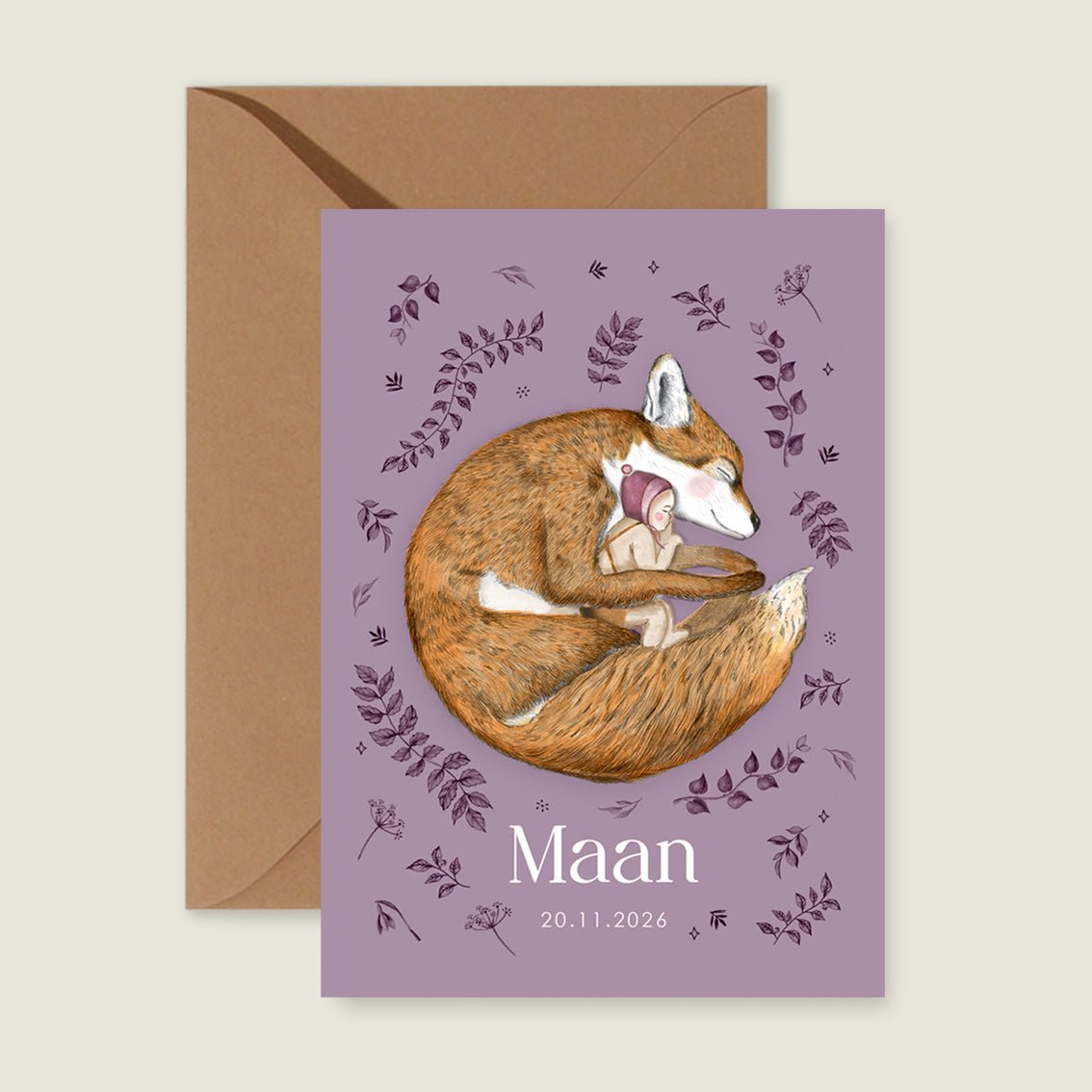 Sample Sleeping Fox Lila - Story of July