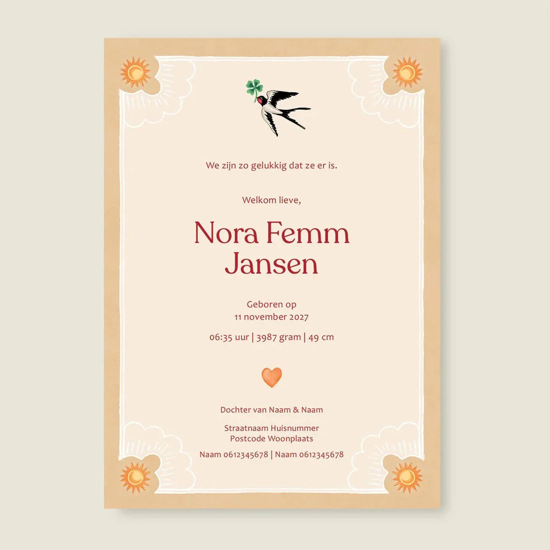 Sample Swan And Sparrows - Story of July