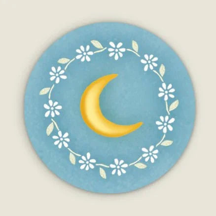 Sluitzegel Flowermoon Blue - Story of July