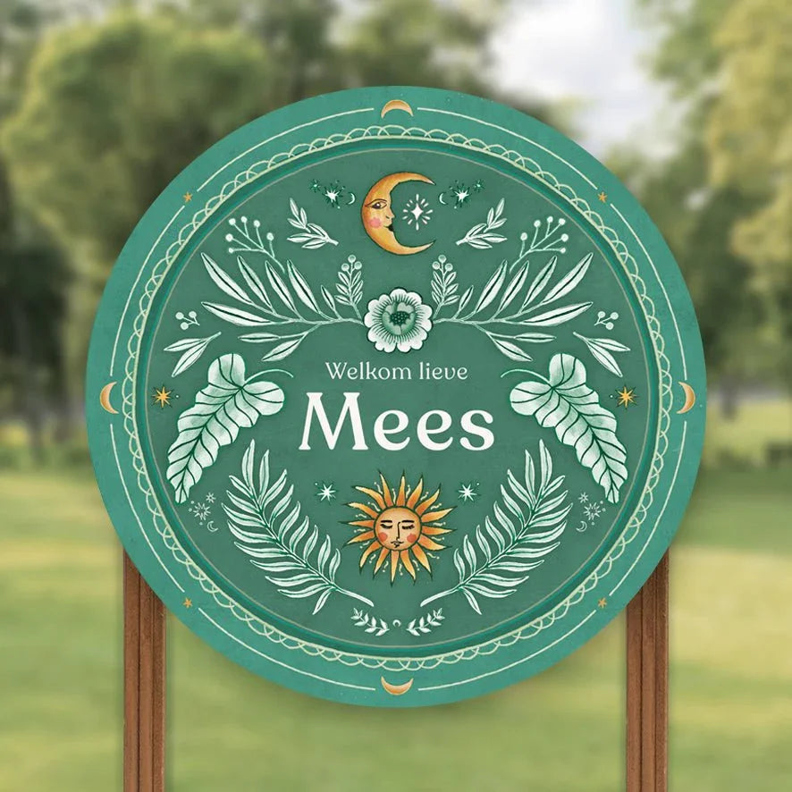 Tuinbord Moonchild Green - Story of July