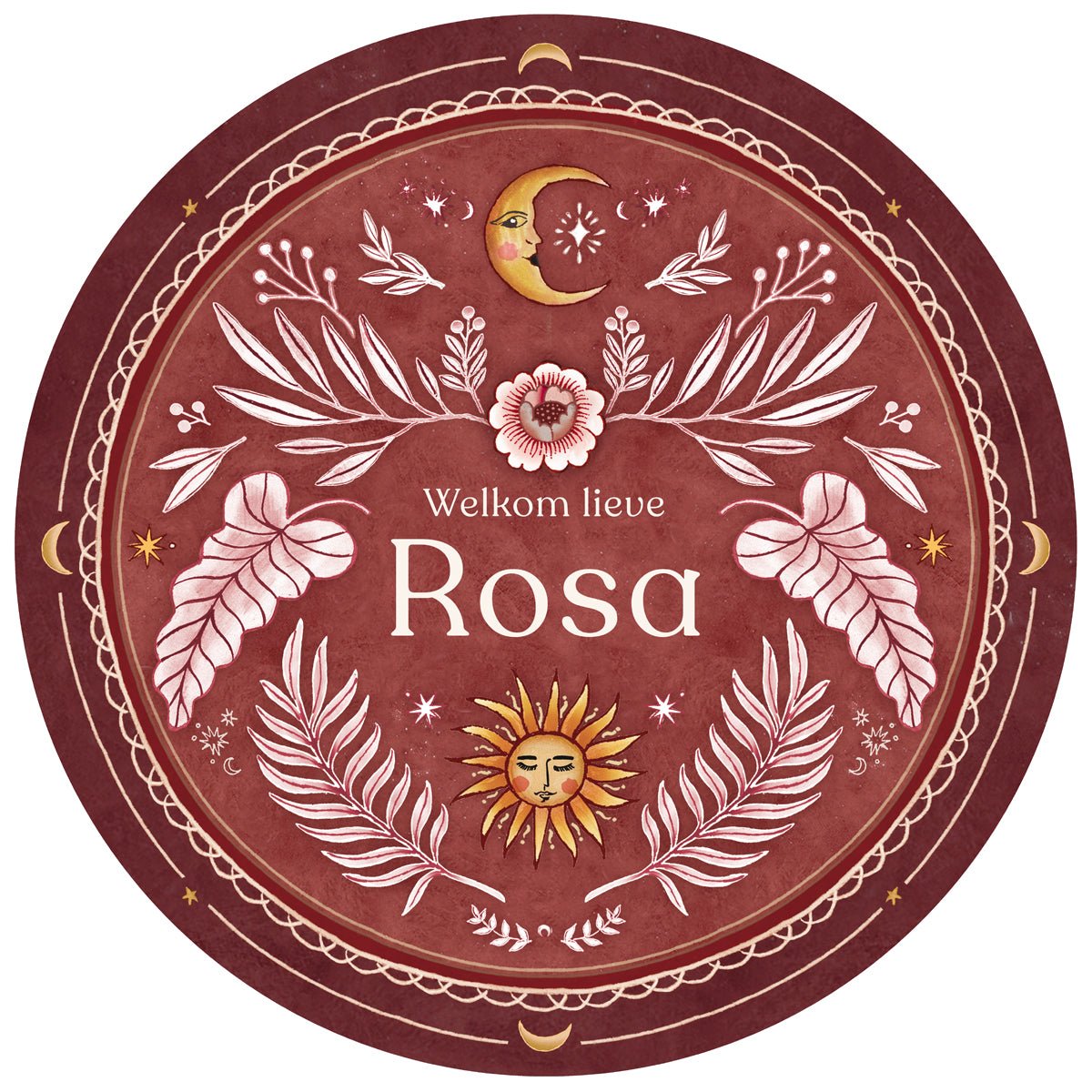 Tuinbord Moonchild Red - Story of July