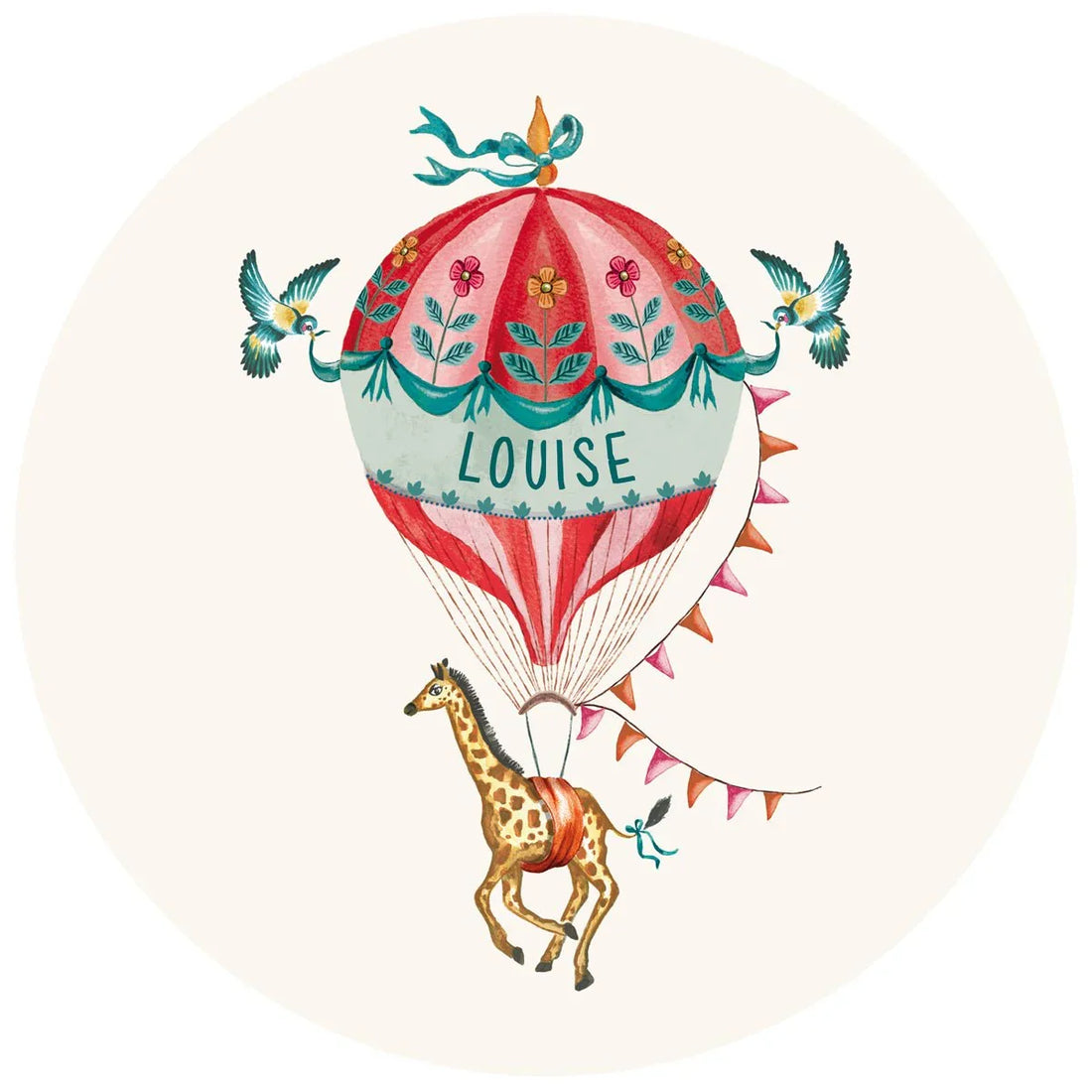Tuinbord Red Balloon - Story of July