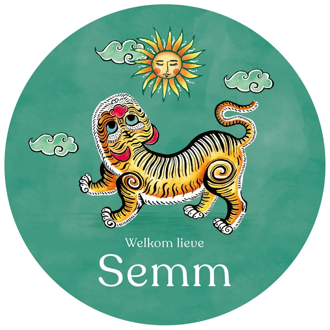 Tuinbord Tiger Green - Story of July