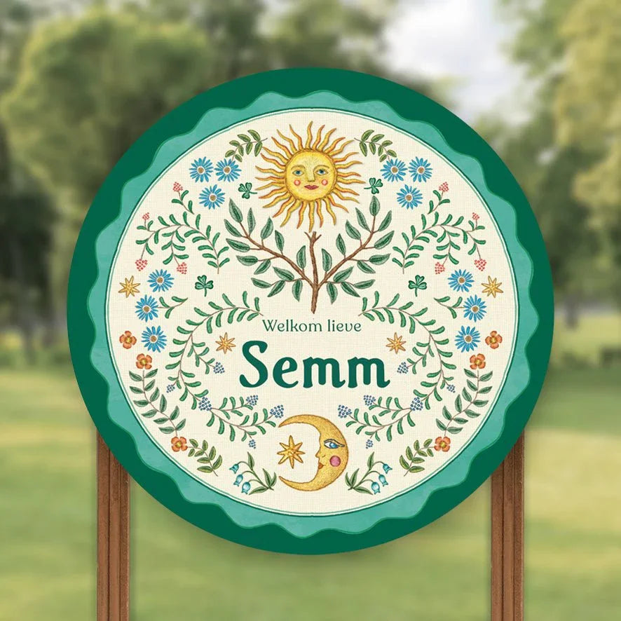 Tuinbord Under The Sun Green - Story of July