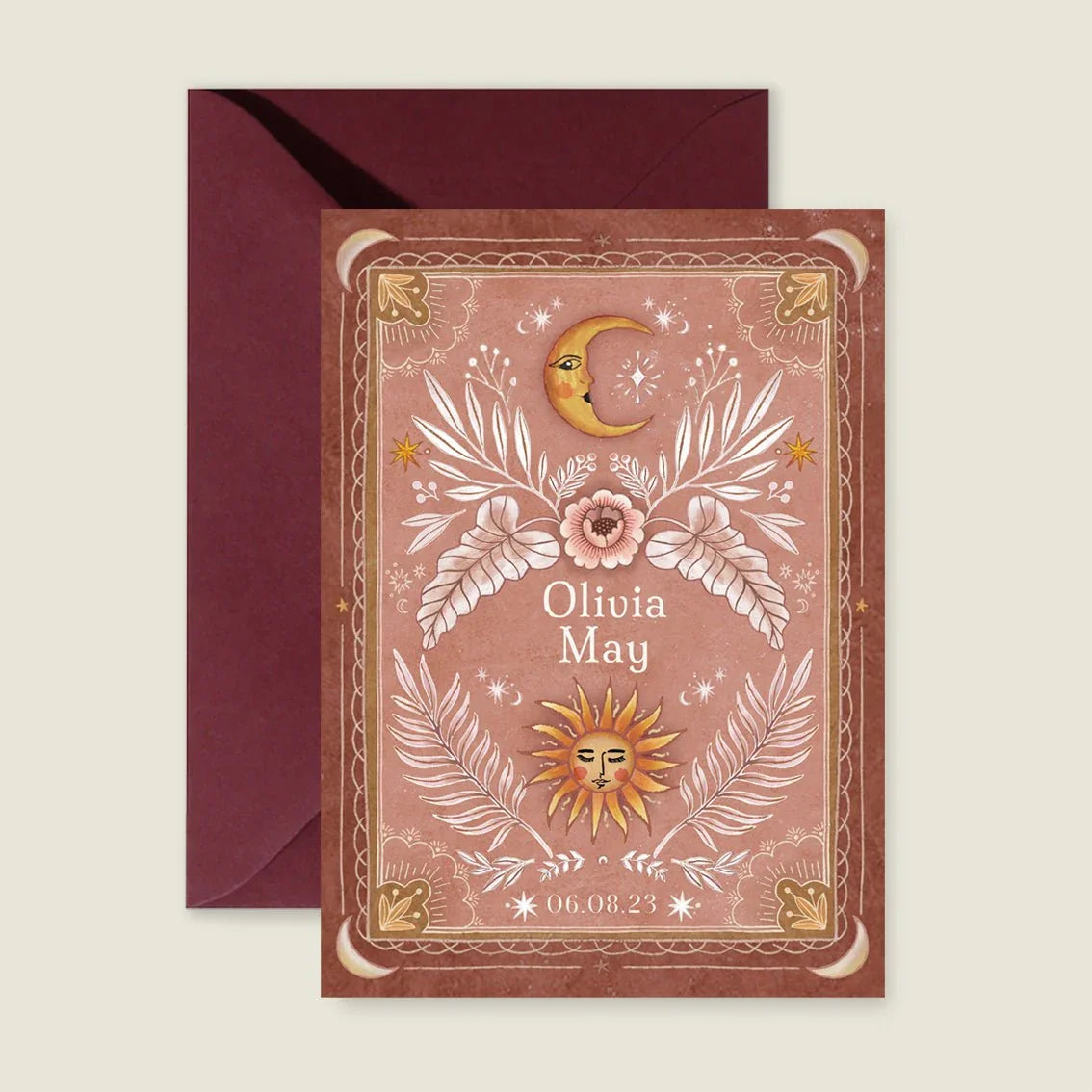 Geboortekaartje Moonchild Terra - Story of July