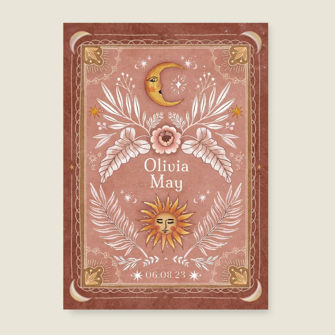 Geboortekaartje Moonchild Terra - Story of July