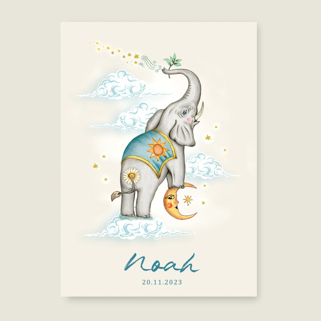 Geboortekaartje Olli - Story of July