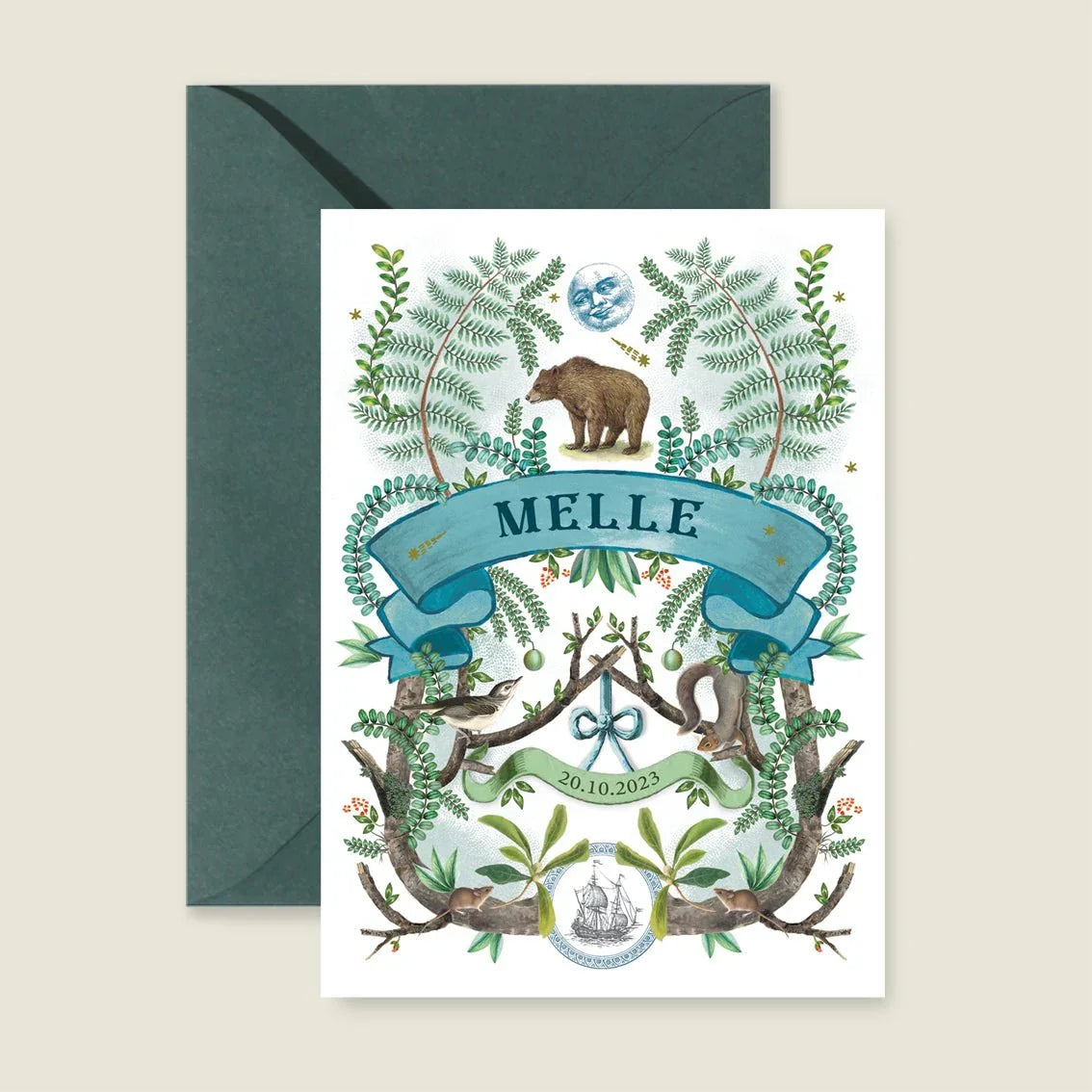 Geboortekaartje The Forest - Story of July