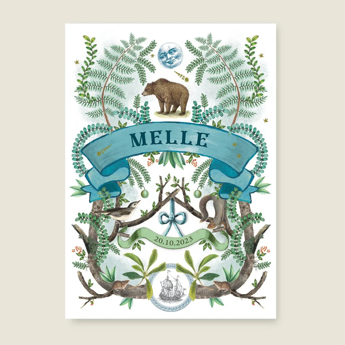 Geboortekaartje The Forest - Story of July