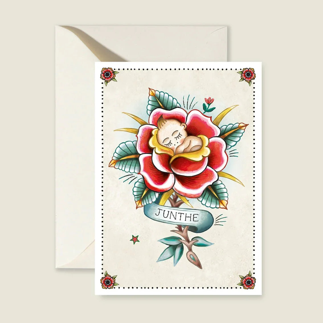 Geboortekaartje Wild Rose - Story of July