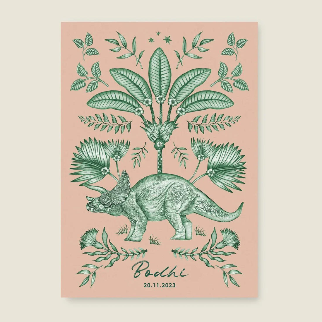 Print Dinosaur Green - Story of July