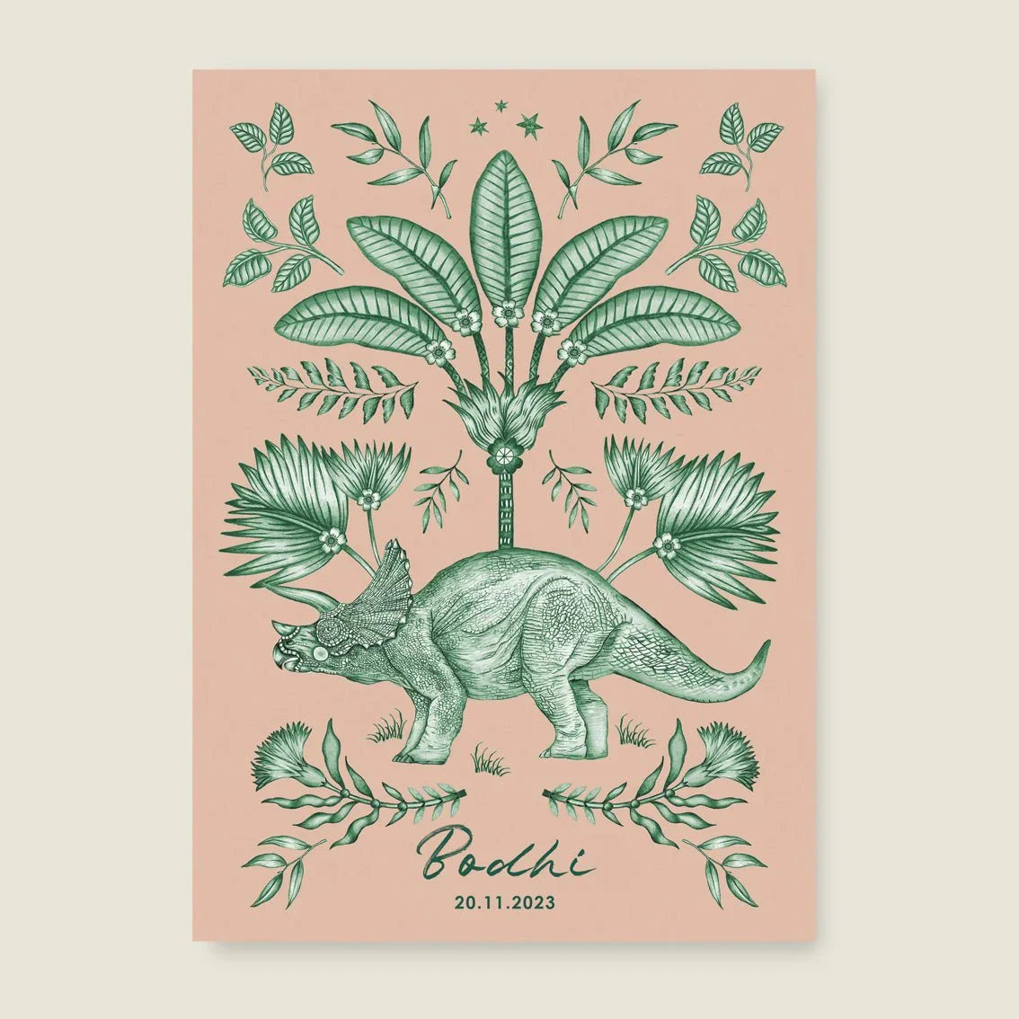 Print Dinosaur Green - Story of July