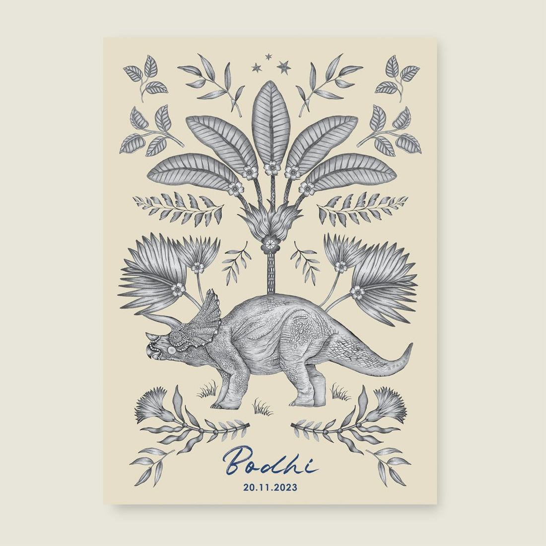Print Dinosaur Offwhite - Story of July