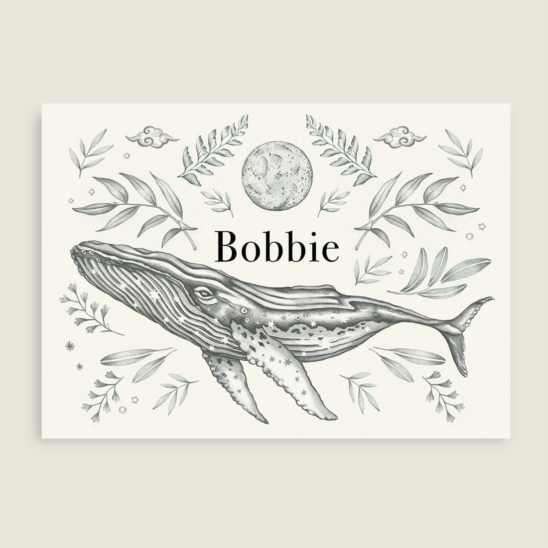 Print Hello Whale - Story of July