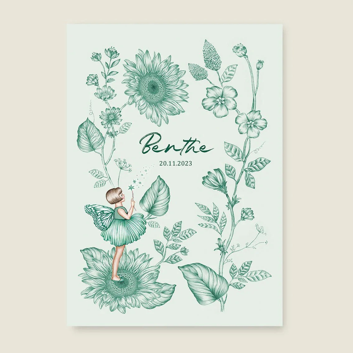 Print Little Elf Green - Story of July