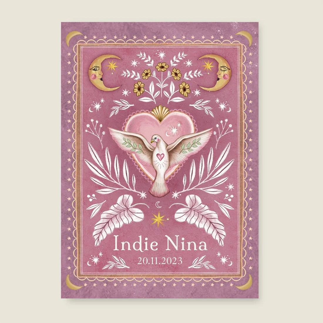Print Love Dove Lila - Story of July