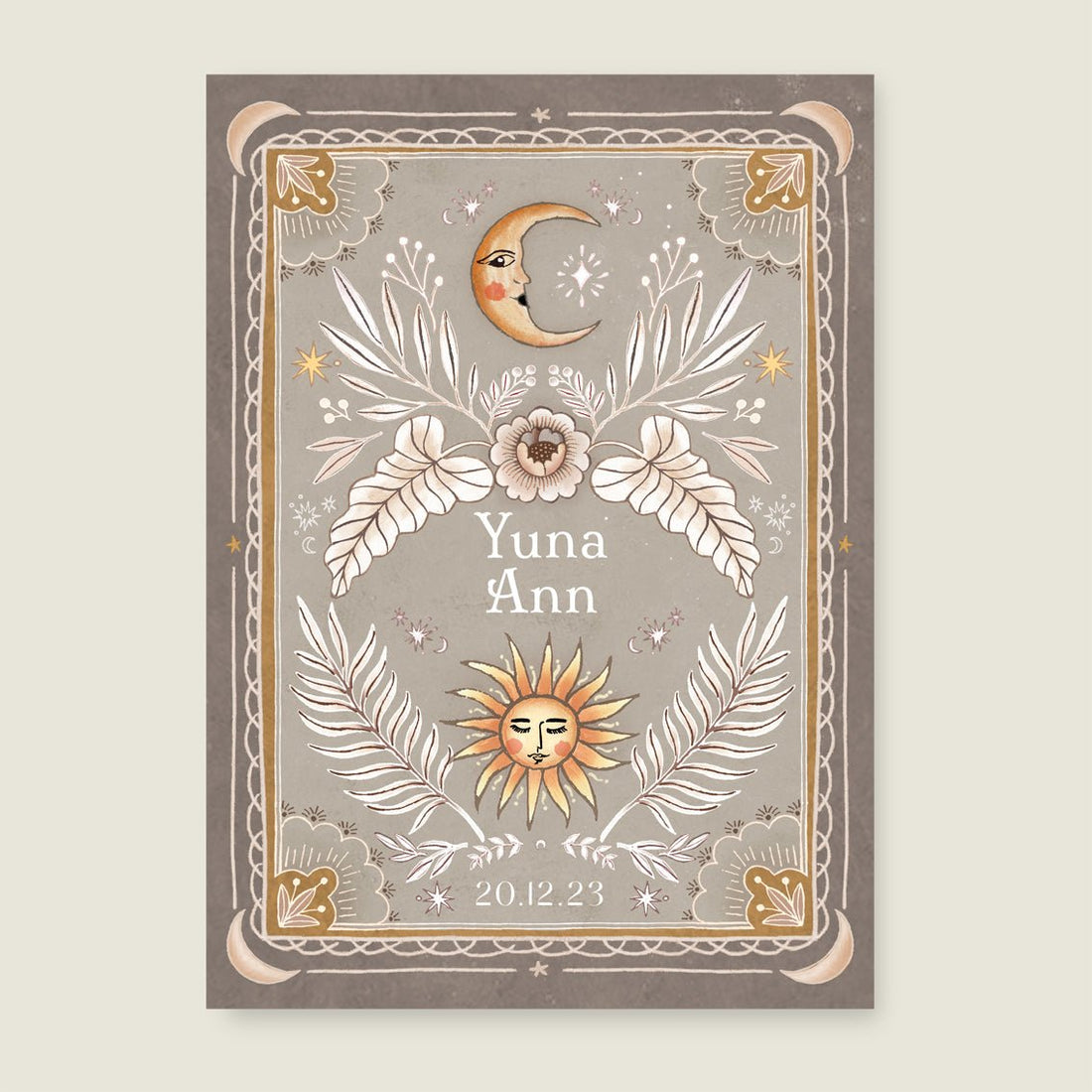 Print Moonchild Khaki - Story of July