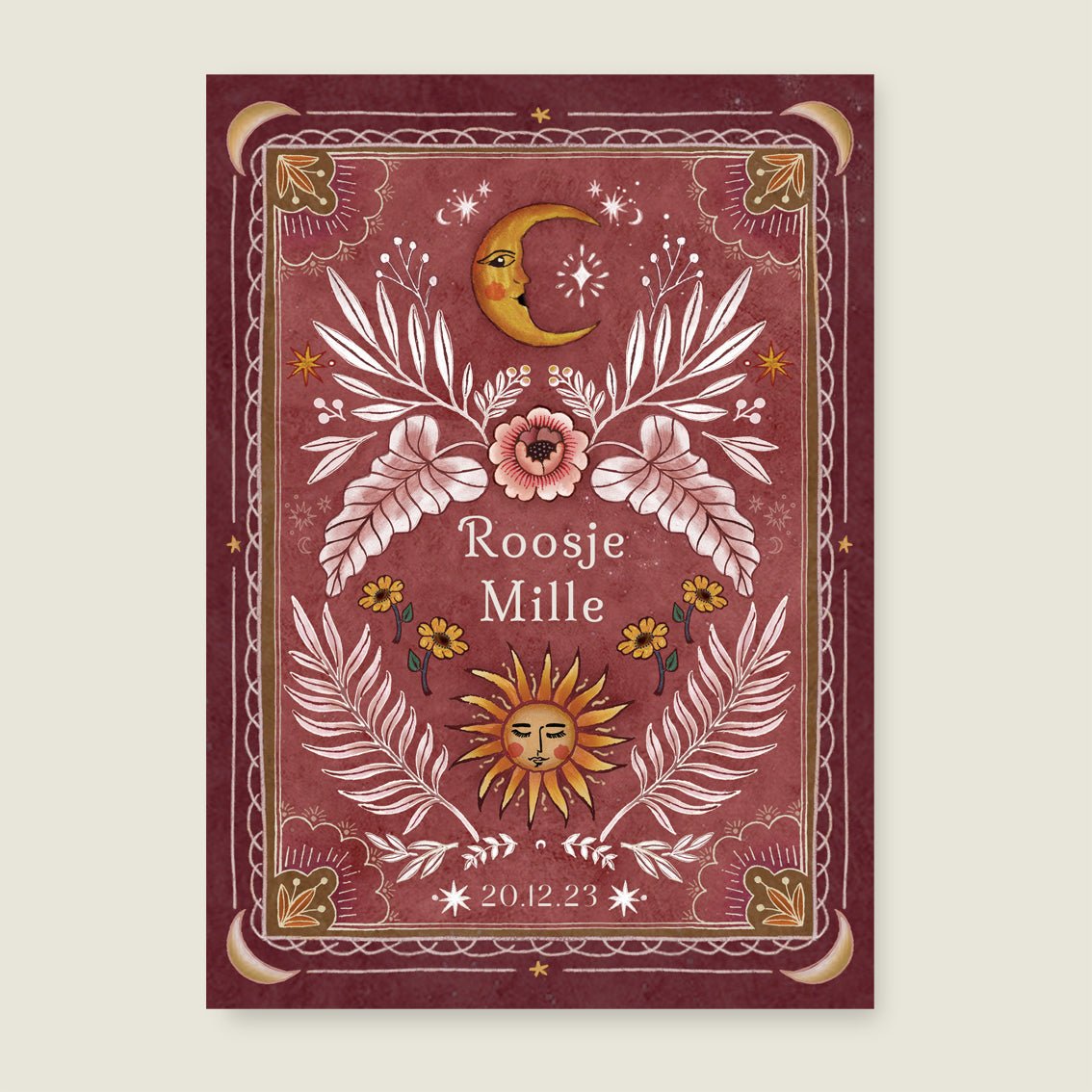 Print Moonchild Red - Story of July