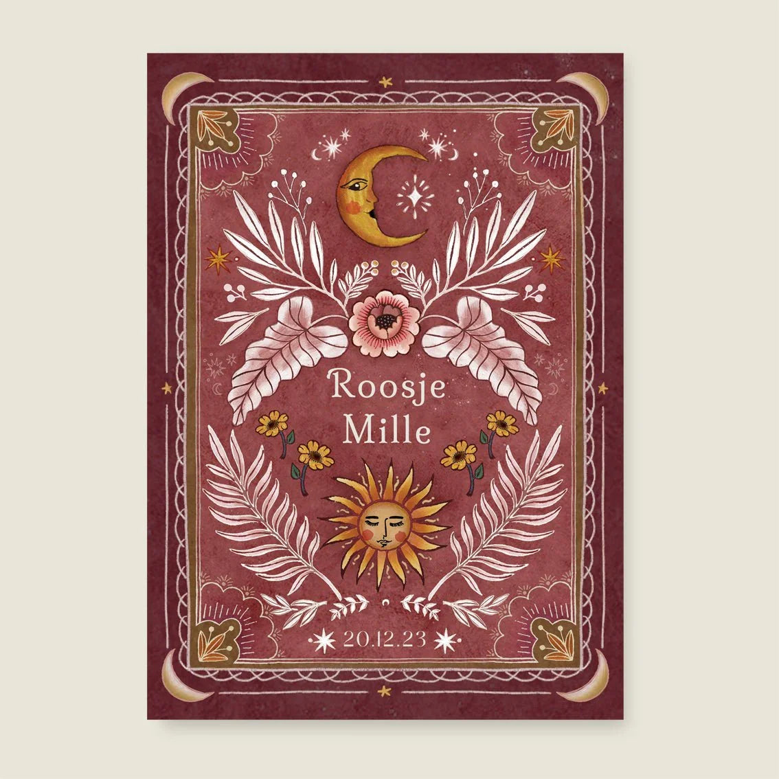 Print Moonchild Red - Story of July