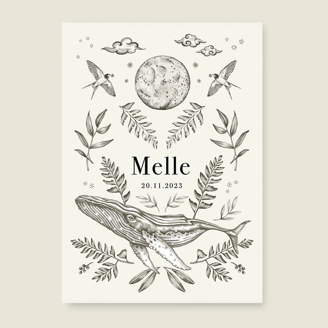 Print Nature Whale - Story of July