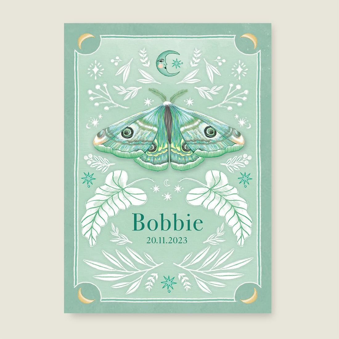 Print Nightingtales Green - Story of July