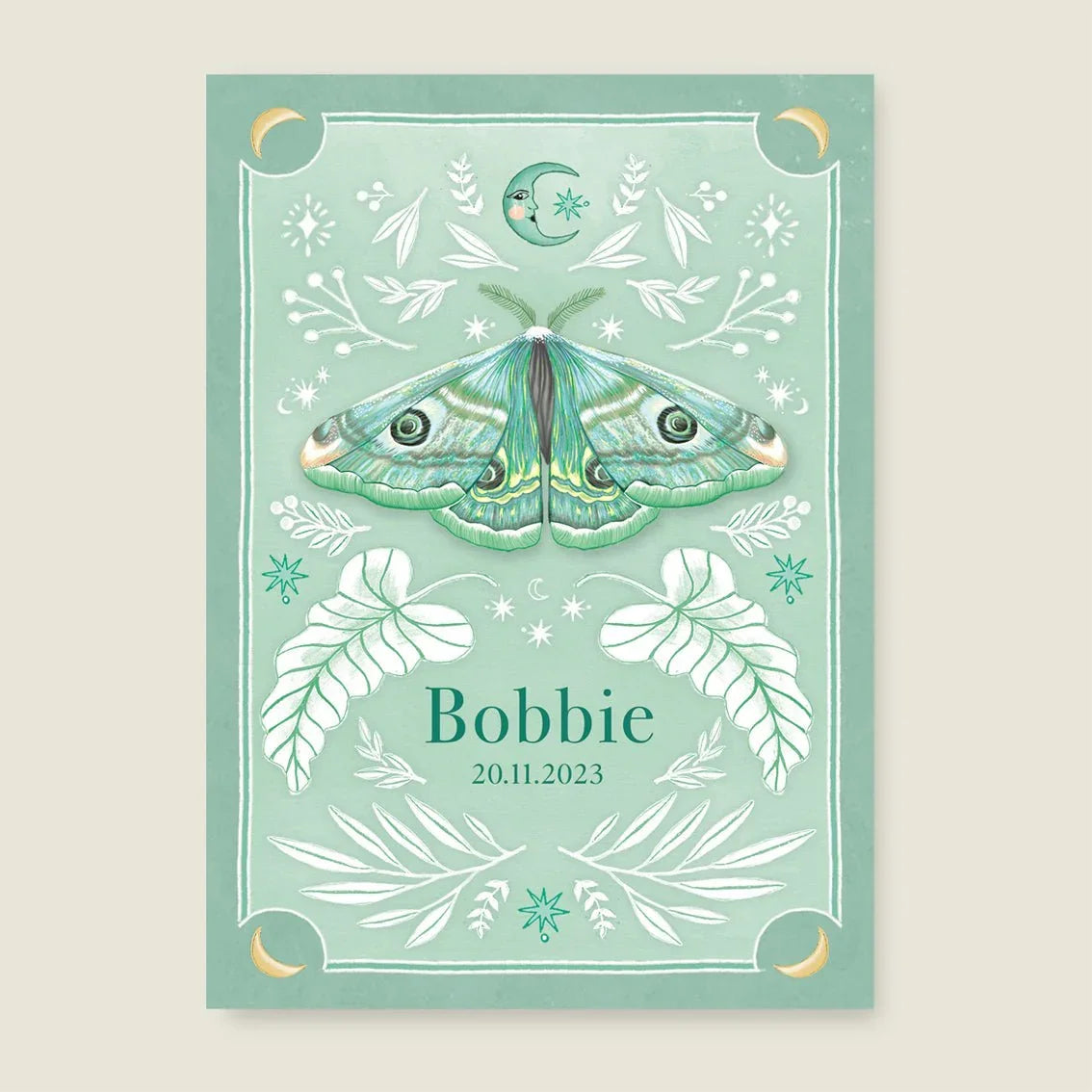 Print Nightingtales Green - Story of July