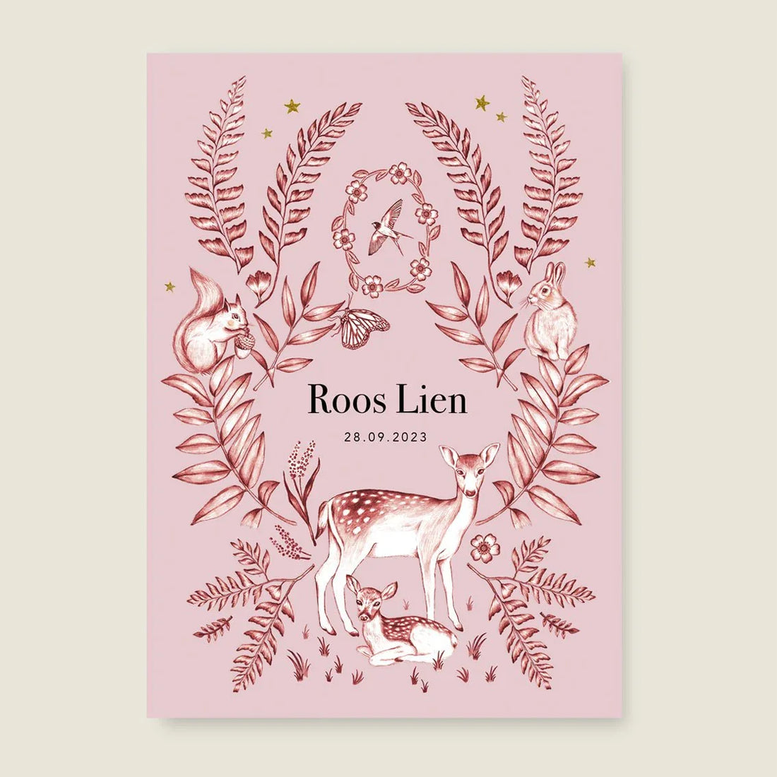 Print Oh Deer Pink - Story of July