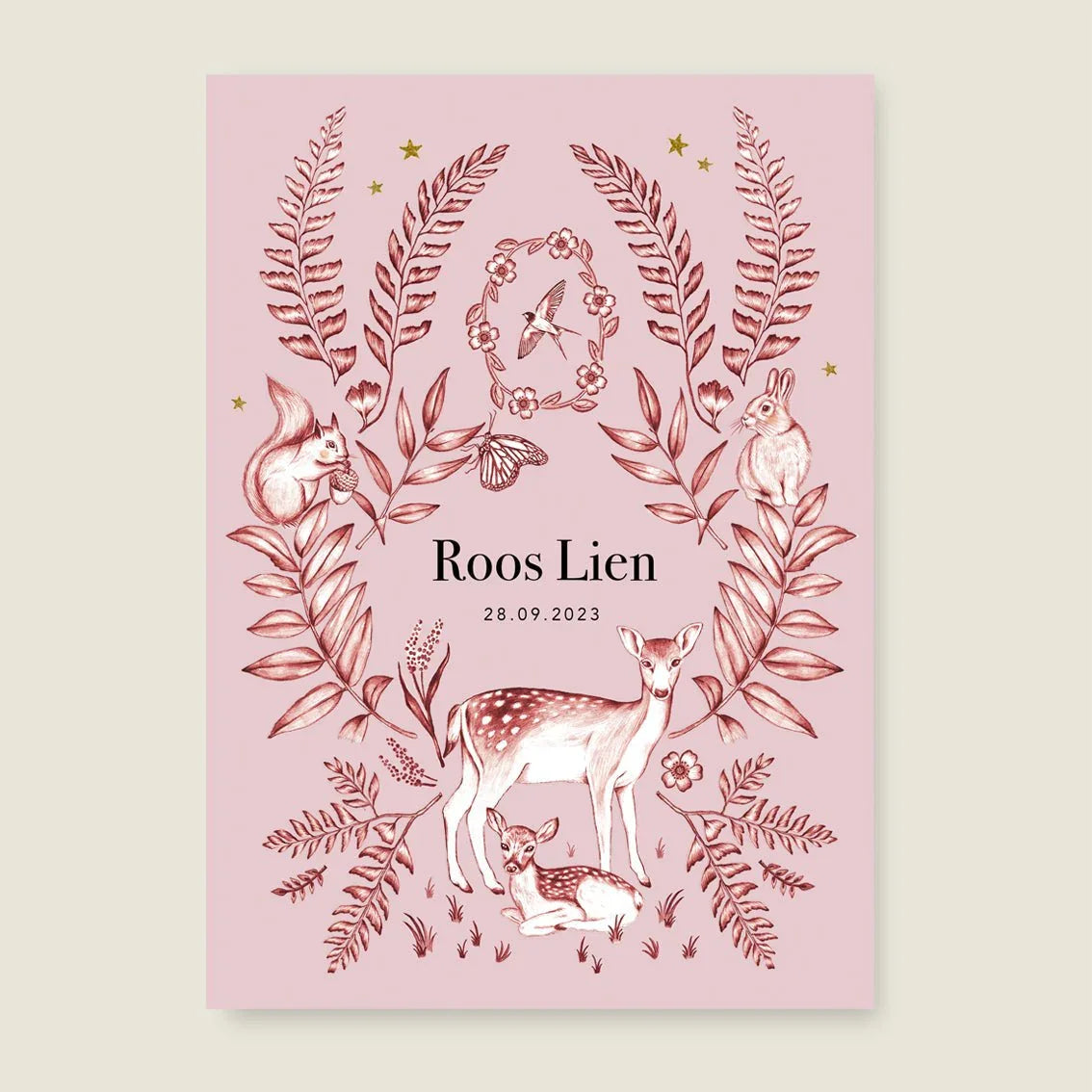 Print Oh Deer Pink - Story of July