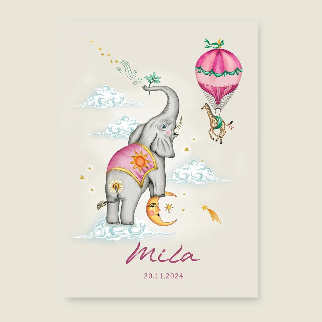 Print Olli Roze - Story of July