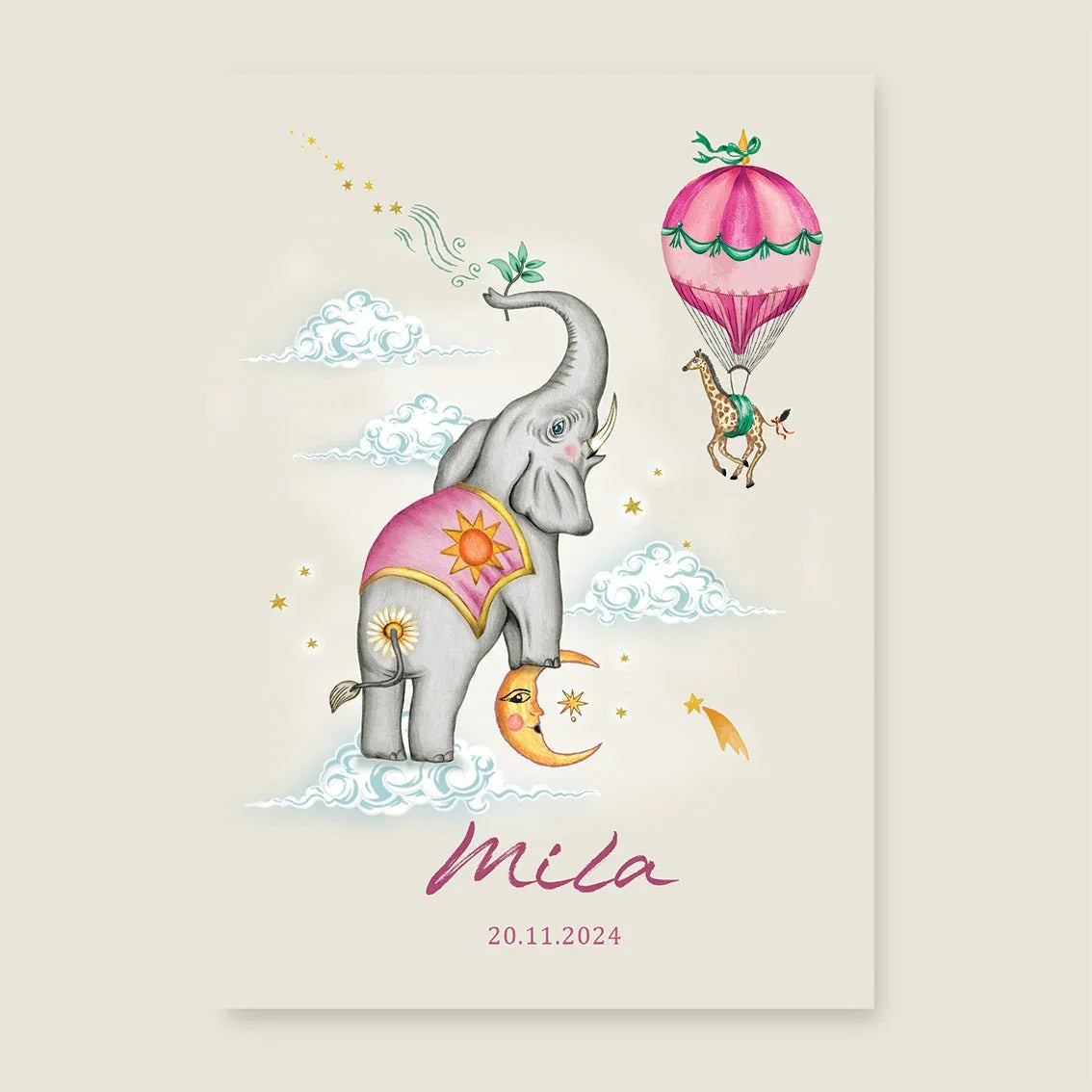 Print Olli Roze - Story of July