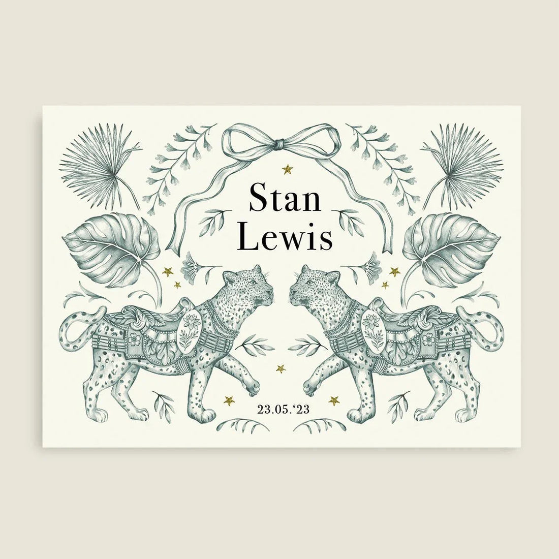 Print Panter Leaves - Story of July