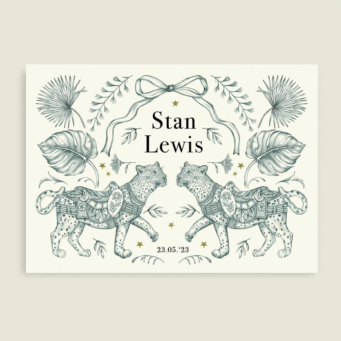 Print Panter Leaves - Story of July