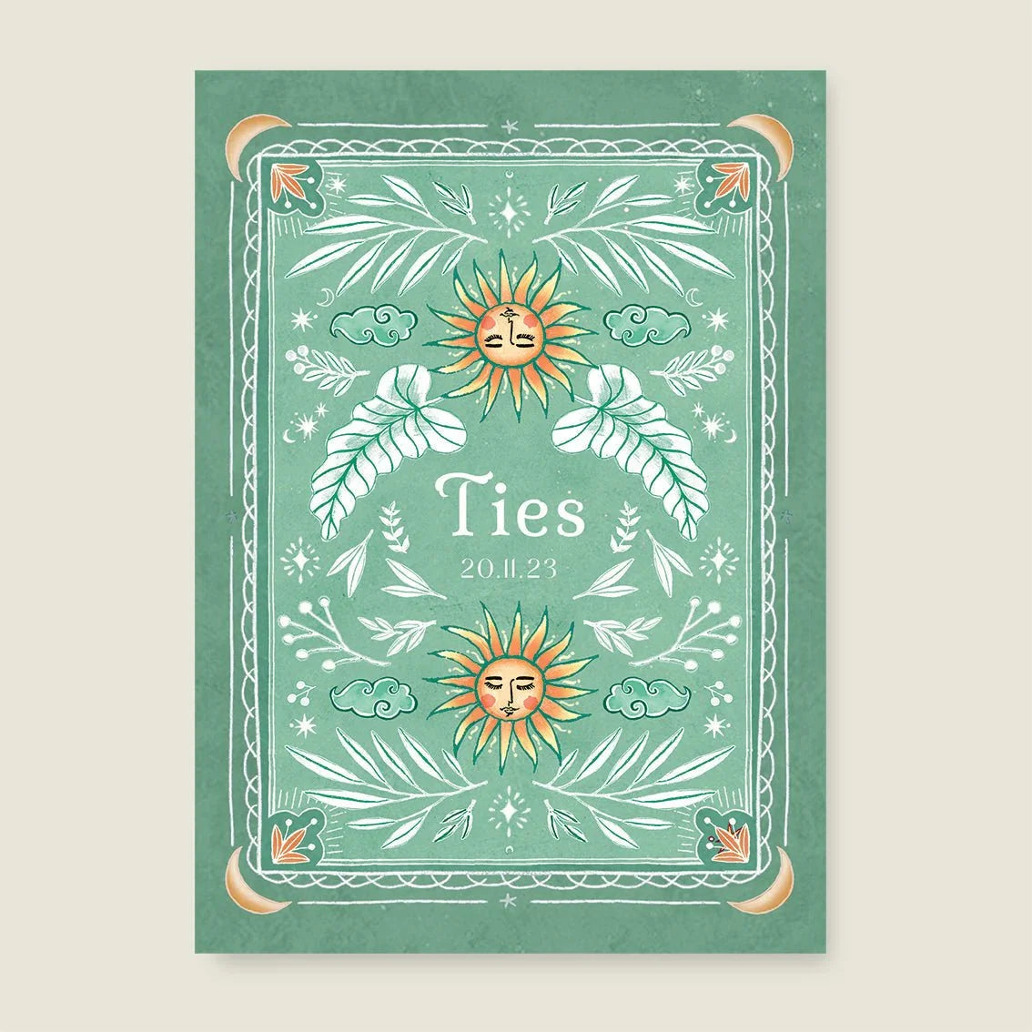 Print Sunshine Green - Story of July