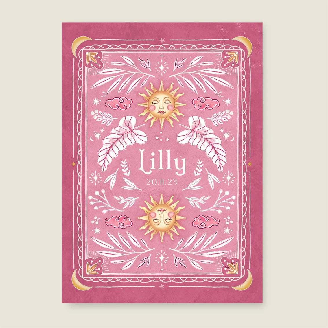 Print Sunshine Pink - Story of July