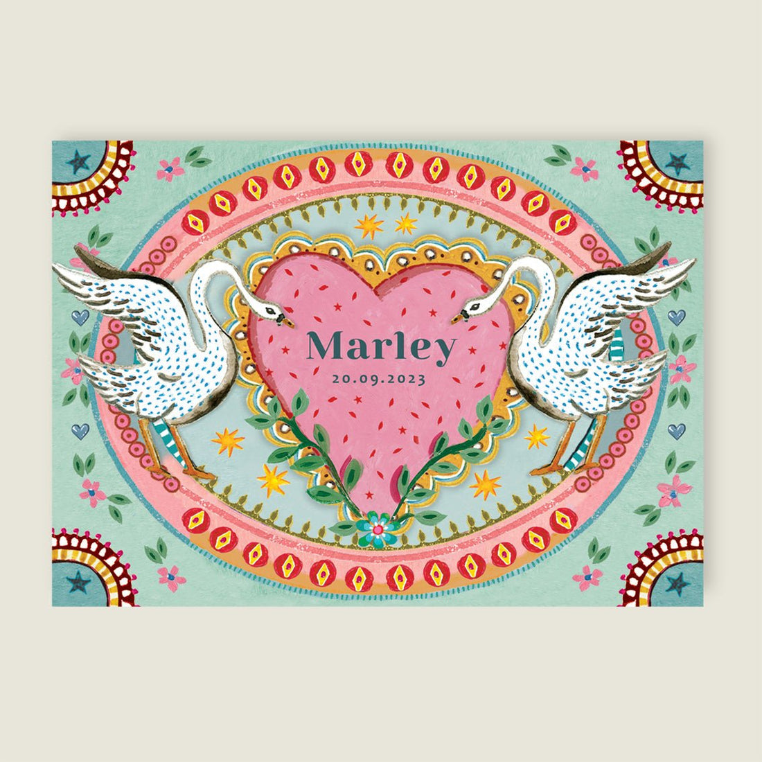 Print The Swan Hearts - Story of July