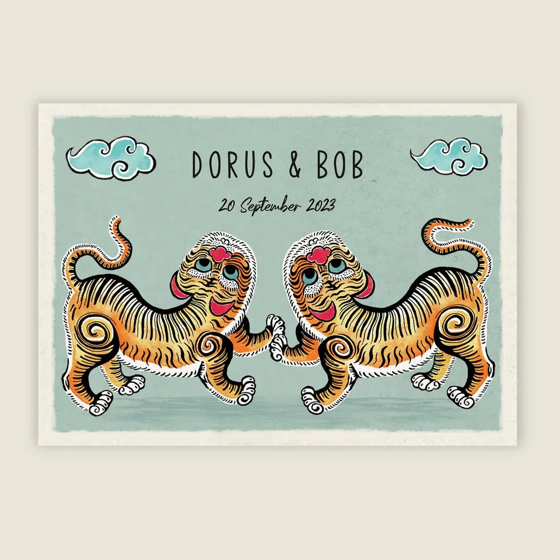Print Tiger Twins - Story of July
