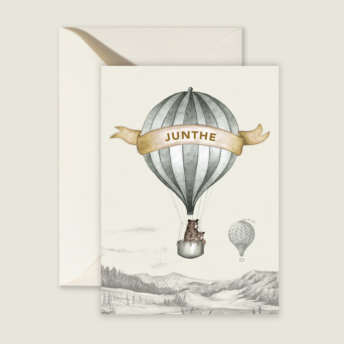 Sample Bear Balloon Grey - Story of July
