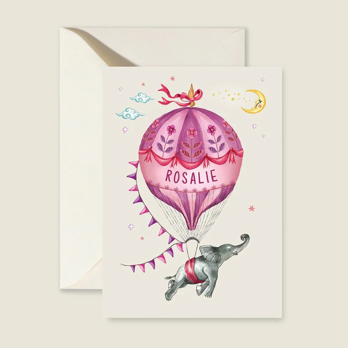 Sample Elephant Balloon Lila - Story of July