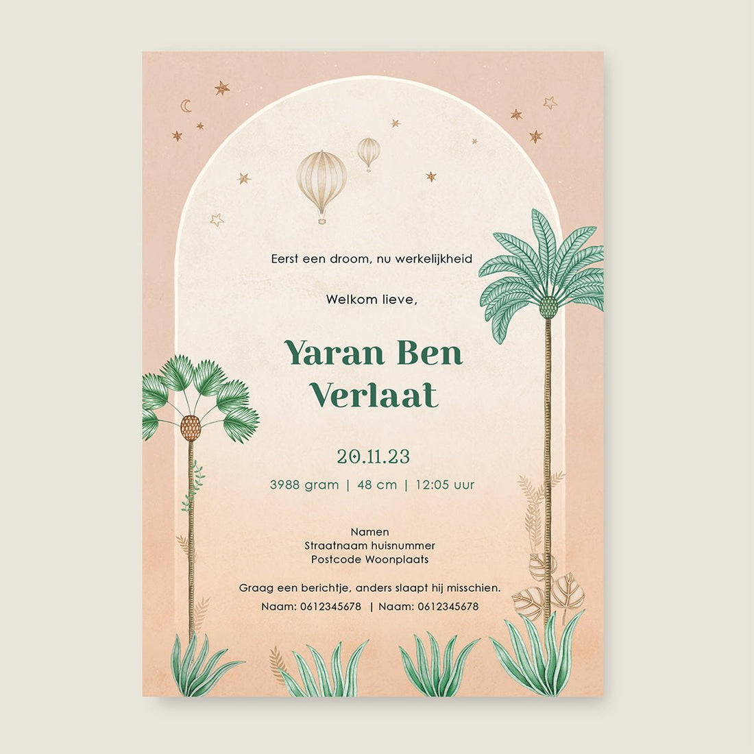 Sample Lion Palms Terra - Story of July