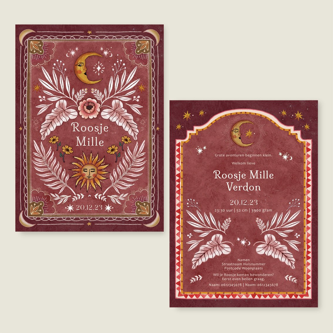 Sample Moonchild Red - Story of July