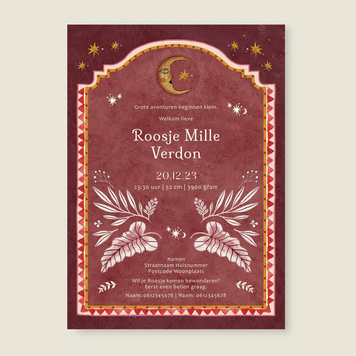 Sample Moonchild Red - Story of July