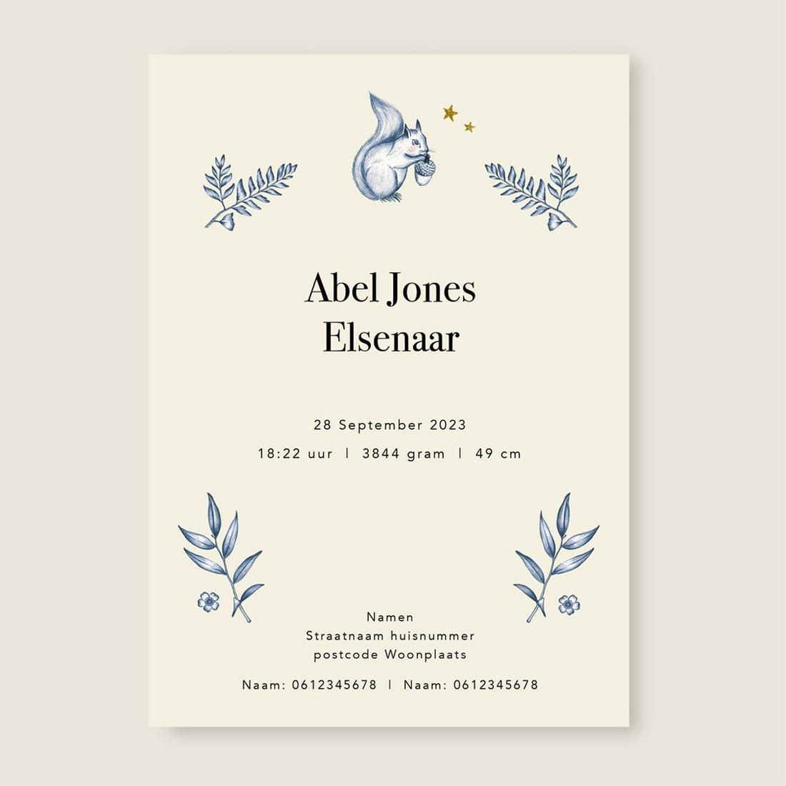 Sample Oh Deer Blue - Story of July