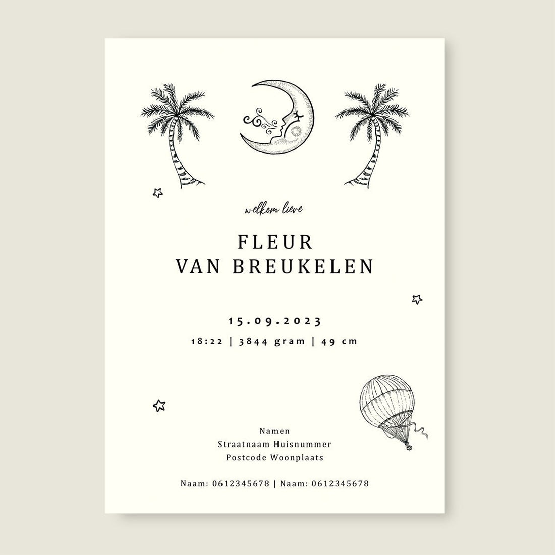 Sample Sun And Moon Pink - Story of July