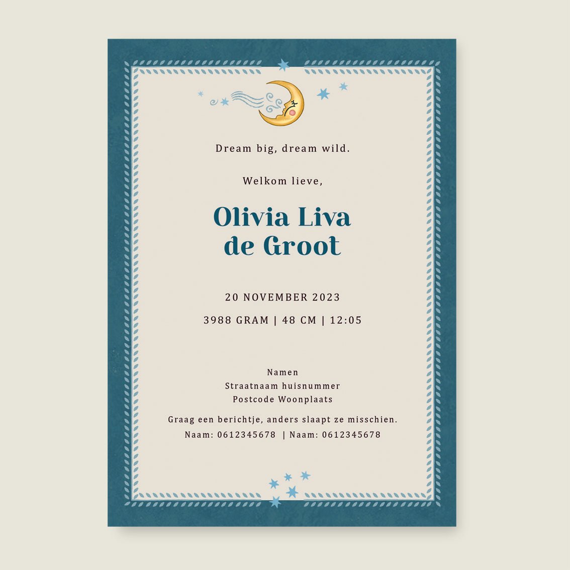 Sample Sunflowers Blue - Story of July