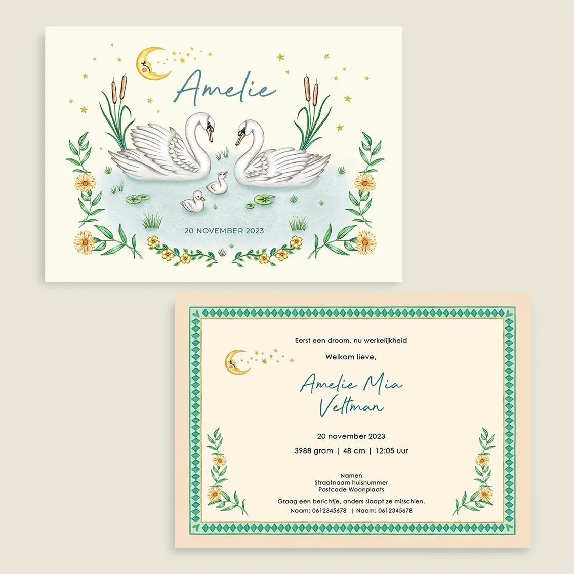 Sample Swan Baby - Story of July