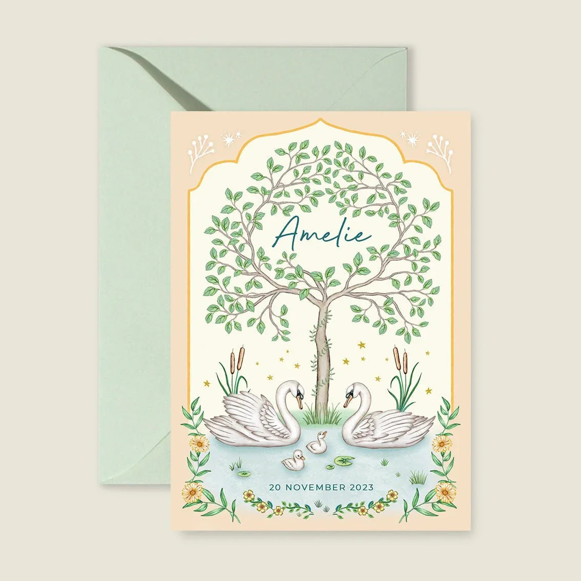 Sample Swan Tree - Story of July