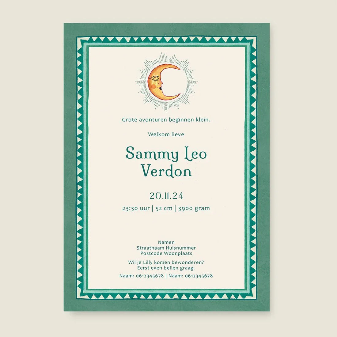 Sample To The Moon Light Green - Story of July
