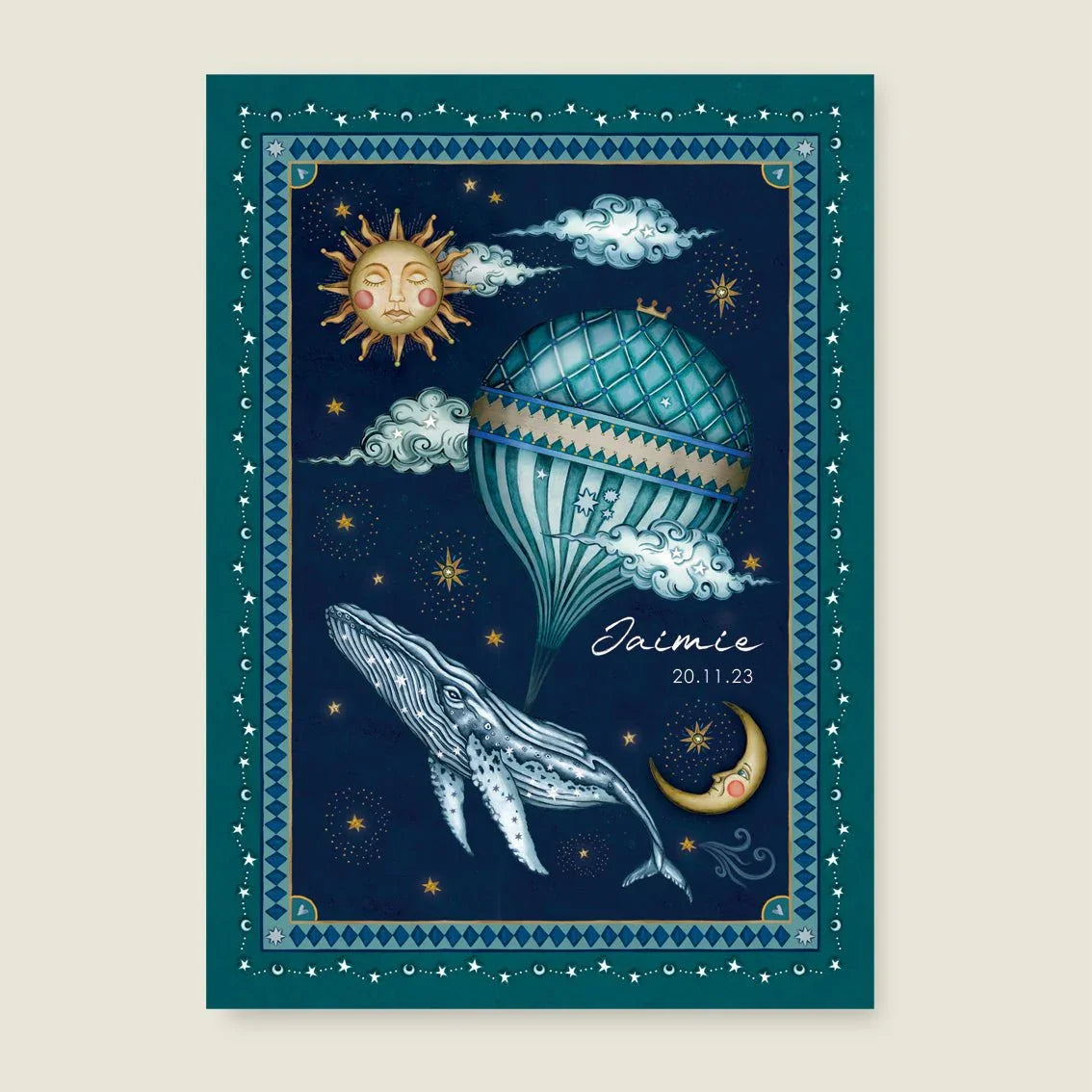 Sample Whale Balloon Blue - Story of July