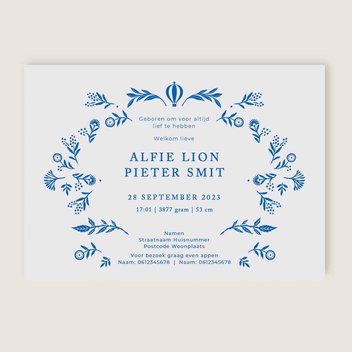 Sample Wilderness Blue - Story of July